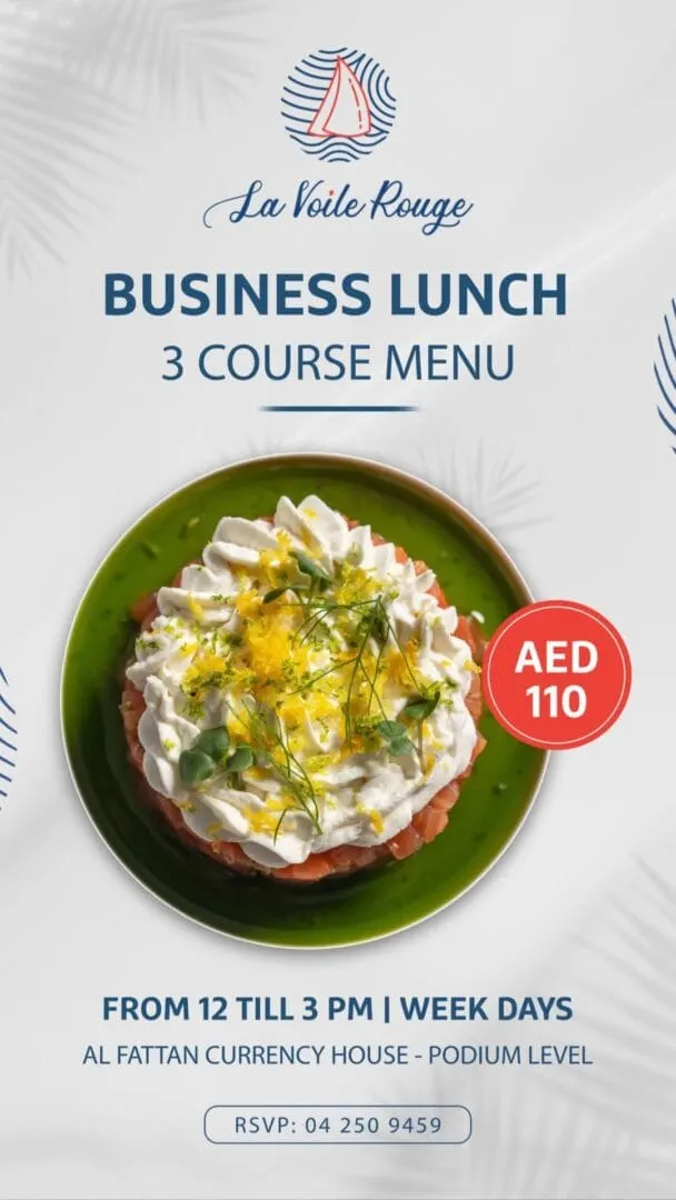 BUSINESS LUNCH deal image