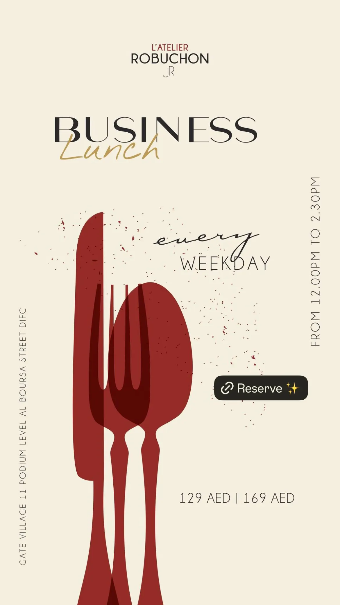 Business Lunch deal image