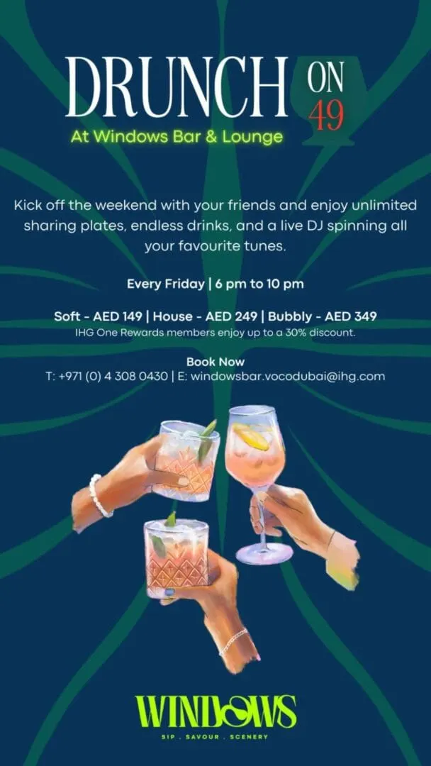 DRUNCH ON 49 at Windows Bar & Lounge deal image