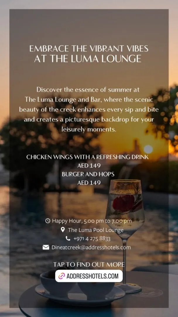 Embrace the Vibrant Vibes at Luma Pool Lounge deal image