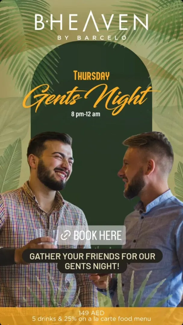 Gents' Night at B-Heaven deal image