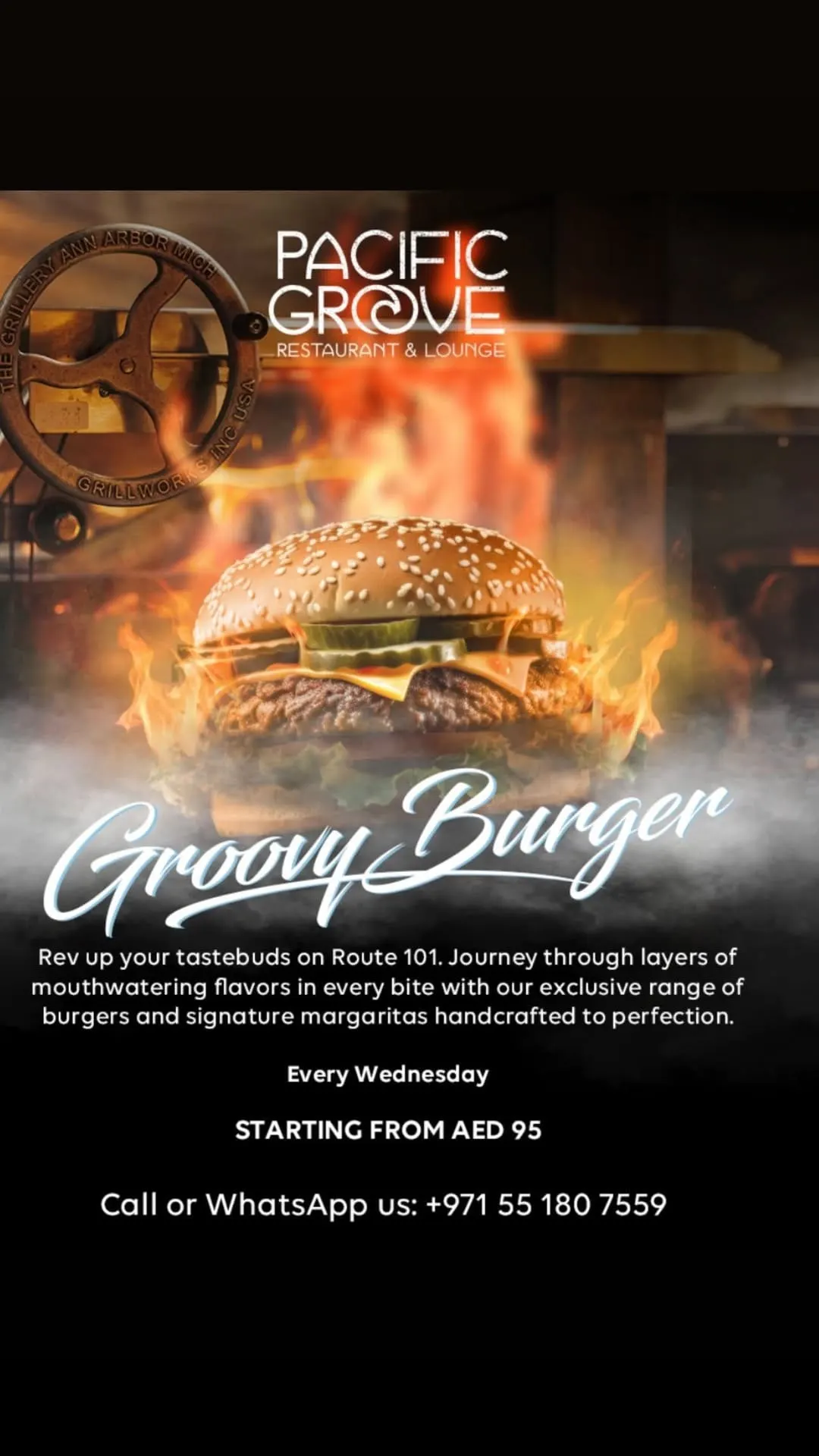 GROOVY BURGER AT PACIFIC GROOVE RESTAURANT deal image