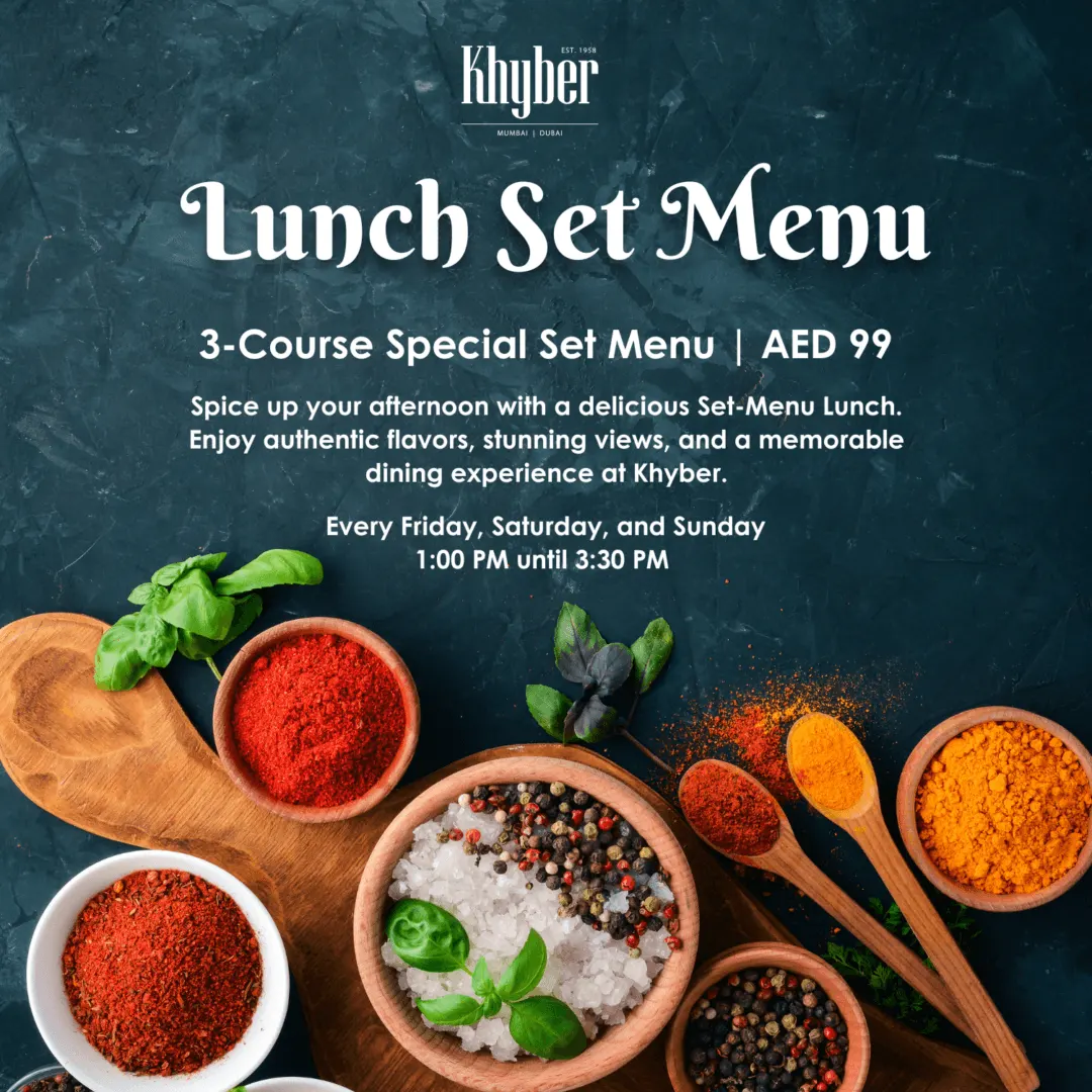 Khyber New Lunch Menu deal image