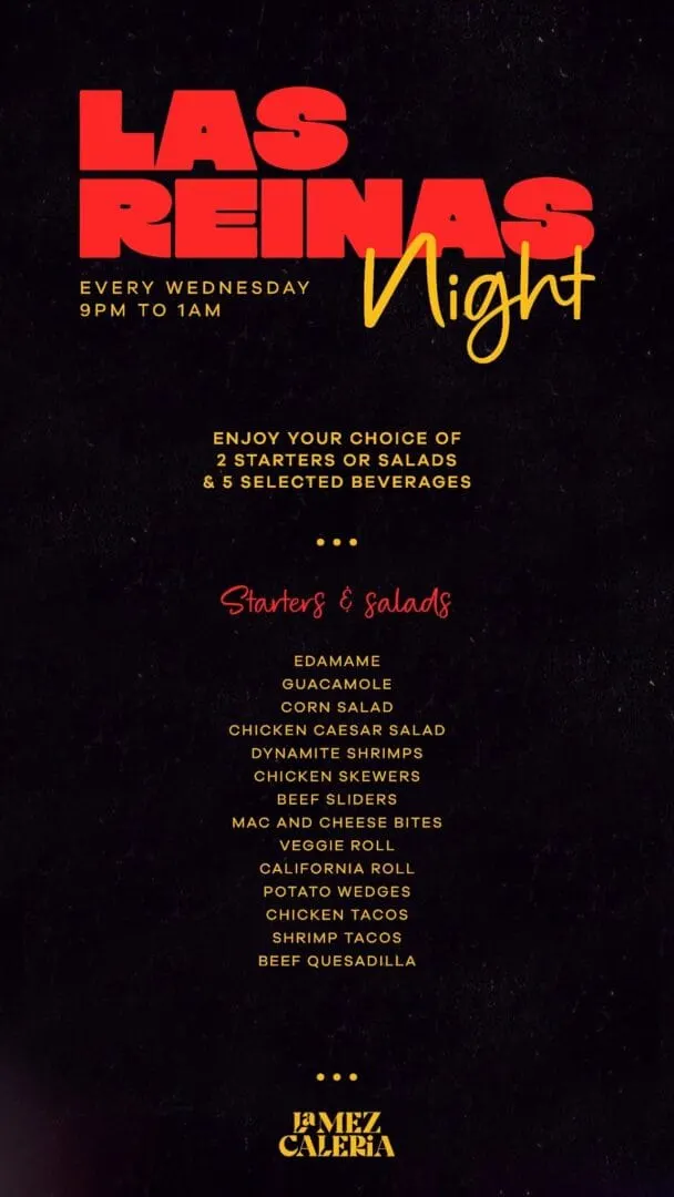 Las Reinas Night deal image