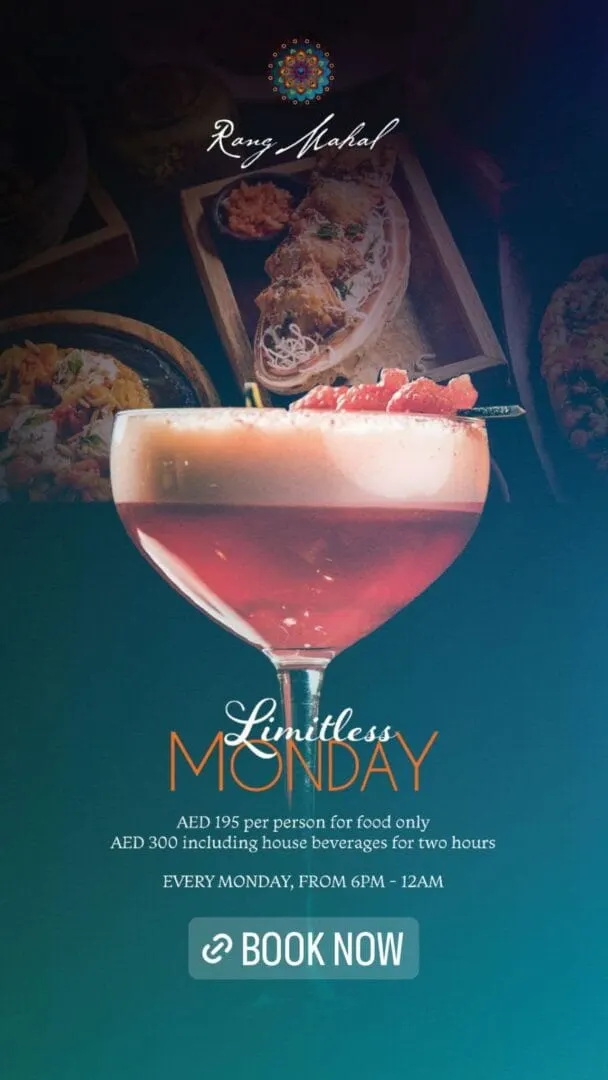 LIMITLESS MONDAY AT RANG MAHAL deal image