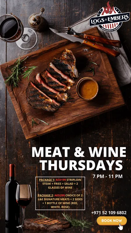 Meat and Wine Night deal image