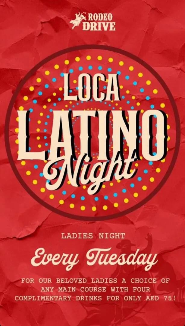 Noche Latino Loca - Tuesday deal image