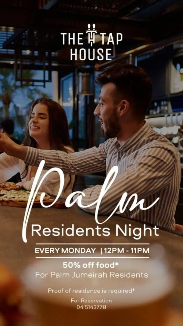Palm Residents Day deal image