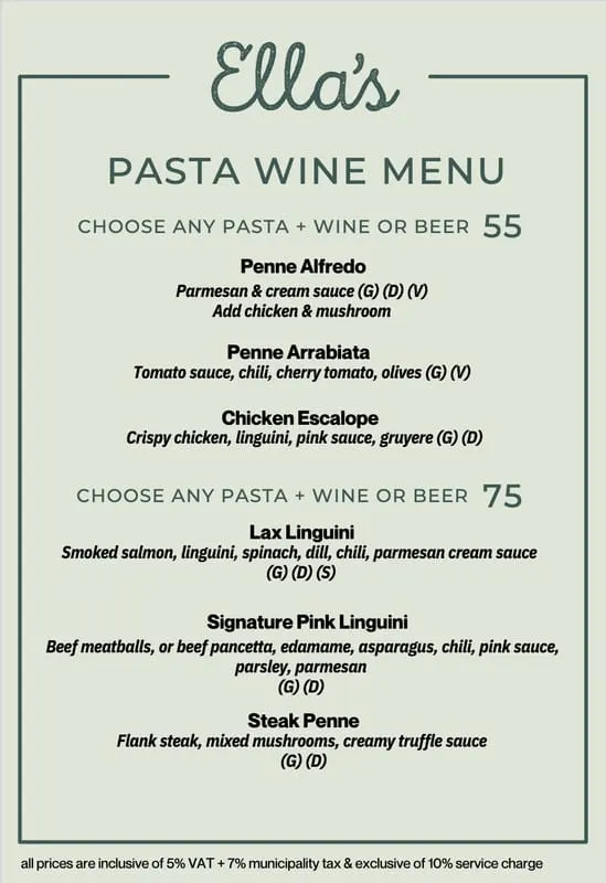 Pasta & Wine deal image