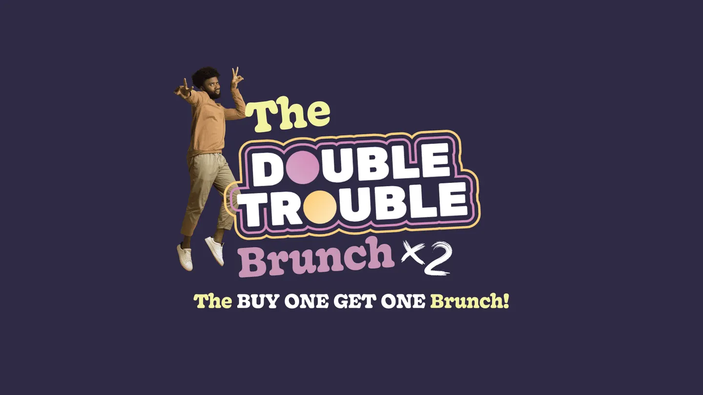 Saturday Double Trouble Brunch deal image