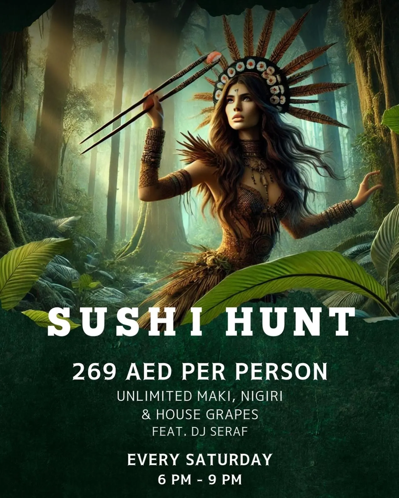 Saturday Sushi Hunt deal image