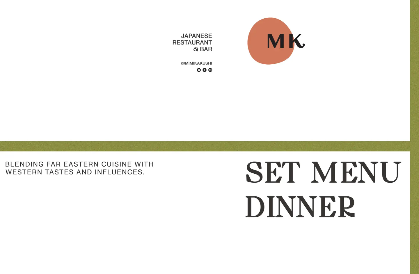 Set Menu Dinner deal image