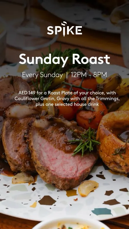 Sunday Roast at Spike Bar deal image