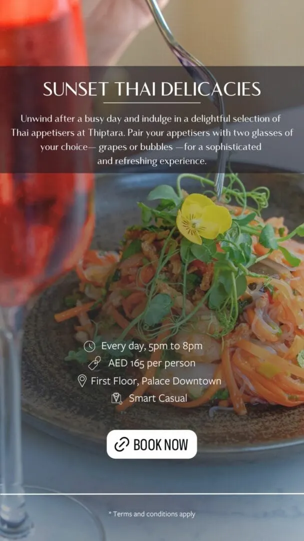Sunset Indulgence with Exquisite Thai Delicacies deal image