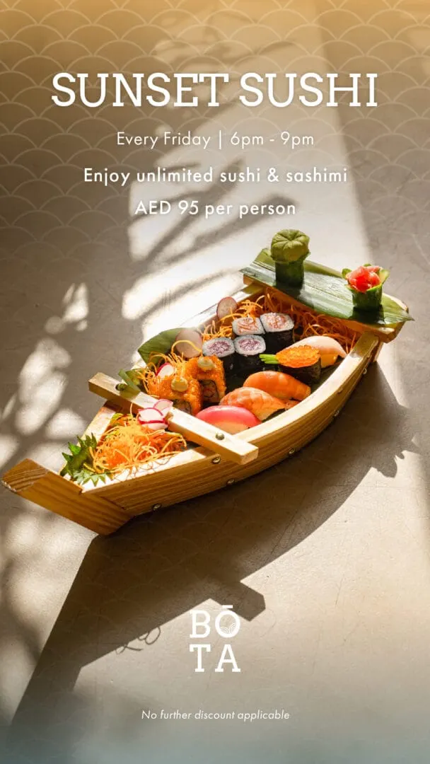 Sunset Sushi at BŌTA deal image