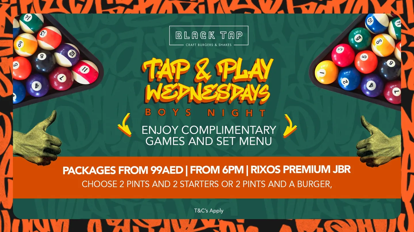 Tap & Play Wednesdays deal image