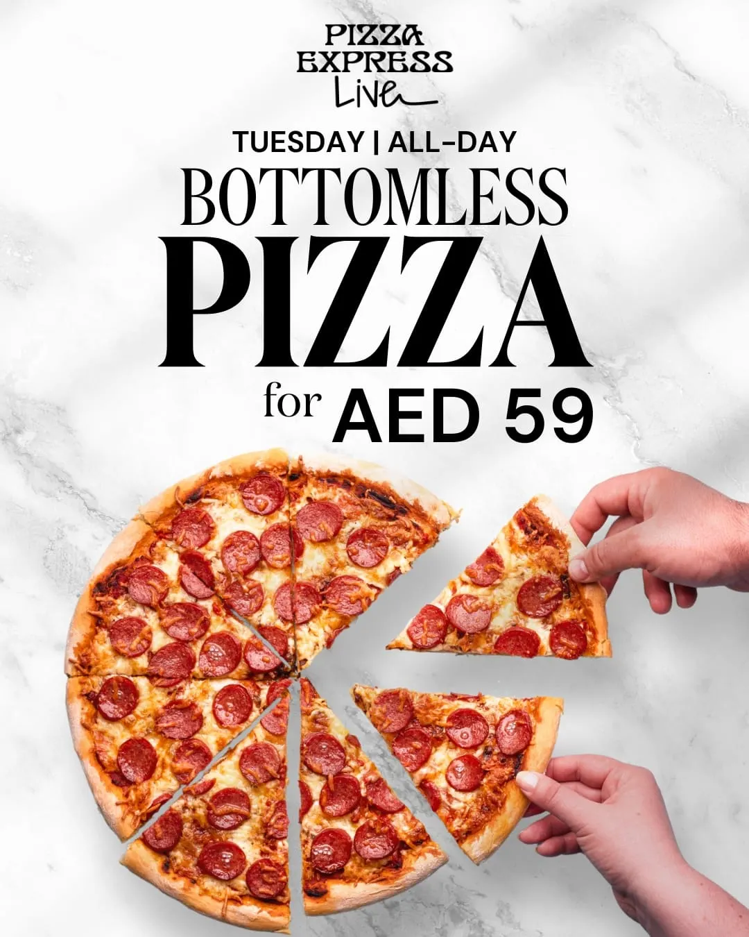 Tuesday Bottomless Pizza deal image