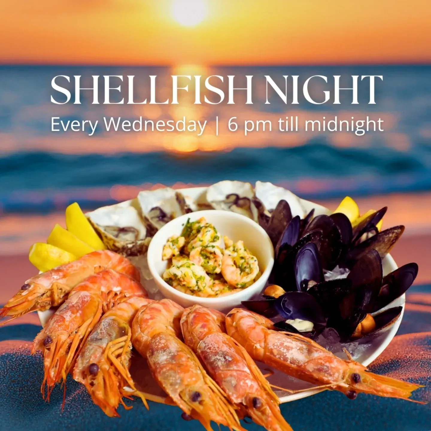 Wednesday Shellfish Night deal image