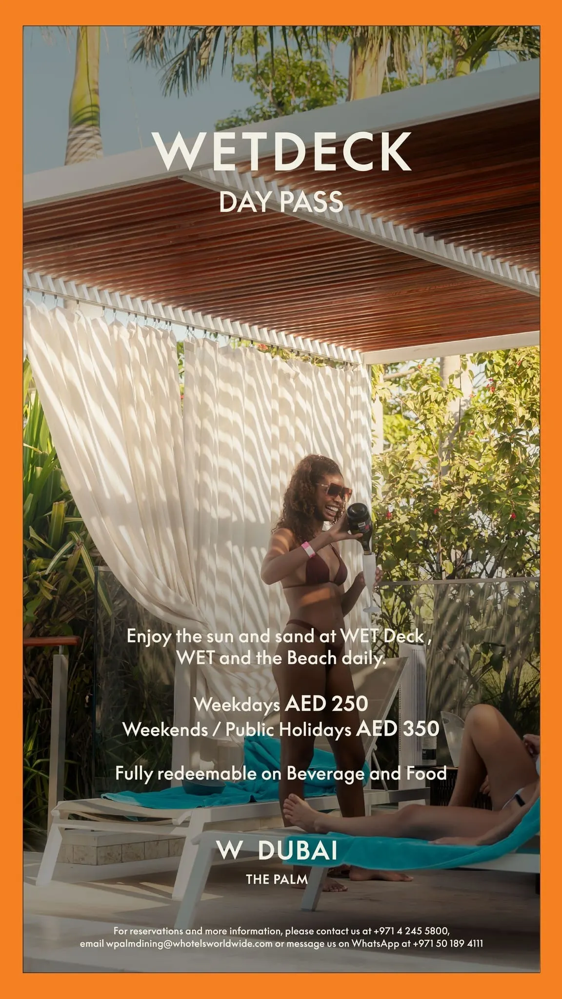 Wet Deck Day Pass deal image
