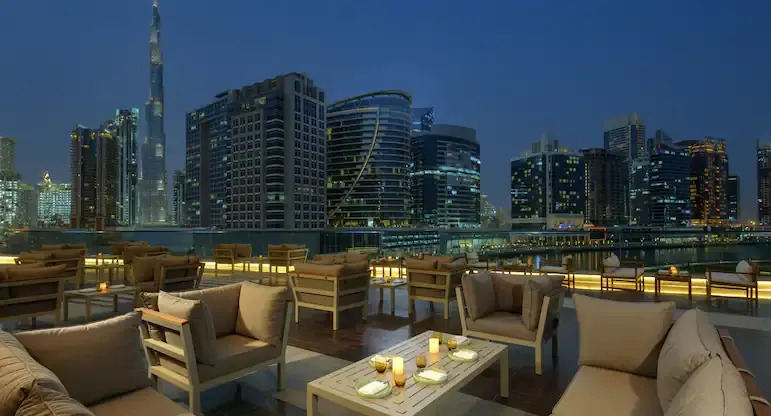 Fire Lake Grill House & Cocktail Bar - Radisson Blu Hotel Dubai Waterfront venue image